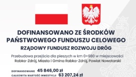 Czytaj więcej o: Przebudowa przejścia dla pieszych w km 0+980 w miejscowości Rabka Zdrój, Miasto i Gmina Rabka Zdrój, Powiat Nowotarski